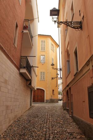 Acqui Terme citiscape, famous italian spa townの写真素材