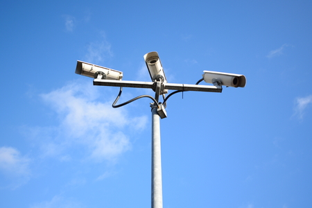CCTV in operationの写真素材