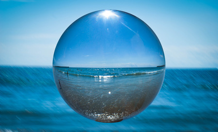 Crystal Ball Seaの写真素材