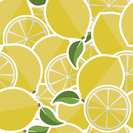 Background from lemons. Vector illustration.のイラスト素材