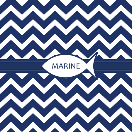 Marine and nautical background. Sea theme. Seamless pattern. Vector illustration.のイラスト素材