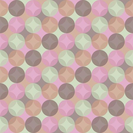  Circle Mosaic Pattern - Illustrationのイラスト素材