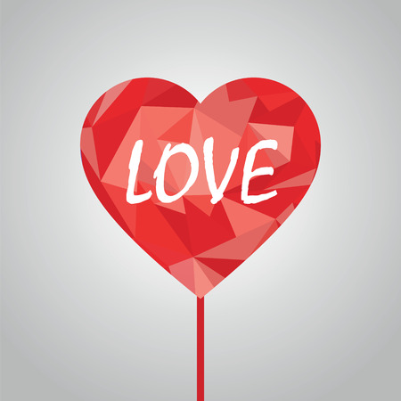 Heart-shaped candy - Illustrationのイラスト素材