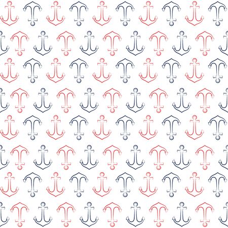 Anchors seamless pattern - Illustrationのイラスト素材