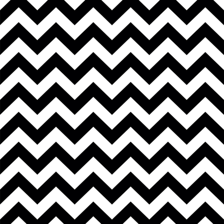  Chevron Zigzag monochrome seamless texture - Illustrationのイラスト素材