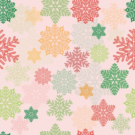 Retro Christmas Pattern - Illustrationのイラスト素材