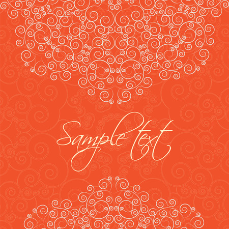 Invitation card with floral pattern eps10のイラスト素材