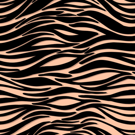 Zebra print. Seamless pattern with animal print. Can be used for textile, wallpaper.のイラスト素材