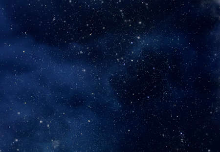 Night Sky with Stars and soft Milky Way Universe as Background or Textureの写真素材