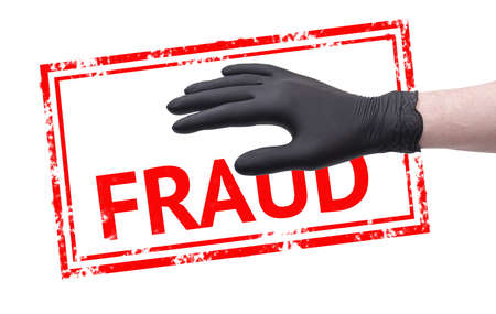 NO FRAUD concept picture about about fraudの写真素材