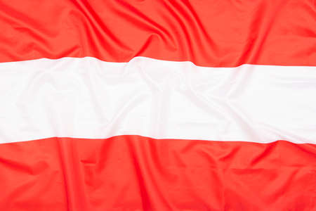 Natural fabric Flag of Austria as texture or backgroundの写真素材