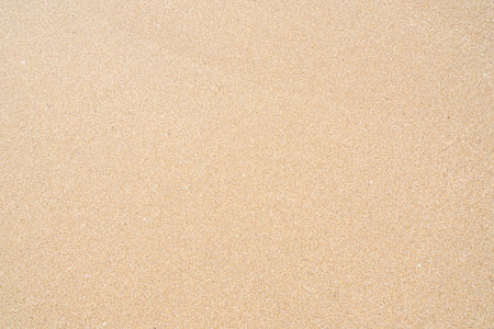 Clean smooth sand texture, wet sandy textured, tropical backgroundの写真素材