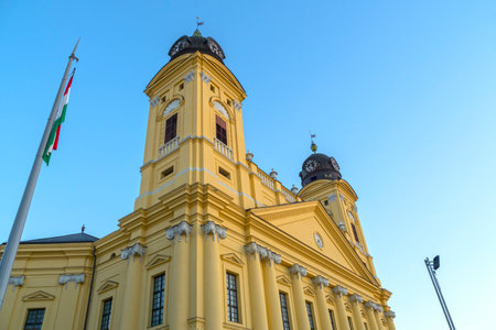 The Reformed Great Church of Debrecenの写真素材