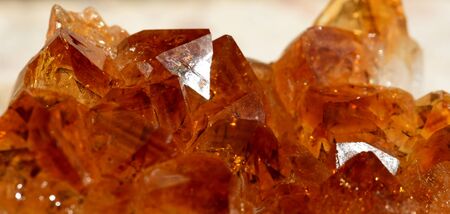 Citrine Clusterの写真素材