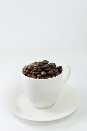 Cup of coffee, on white background, isolatedの写真素材