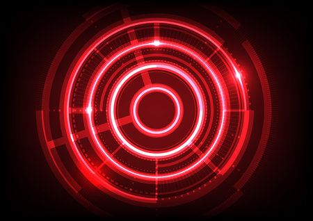 High tech futuristic digital innovation backgroundのイラスト素材