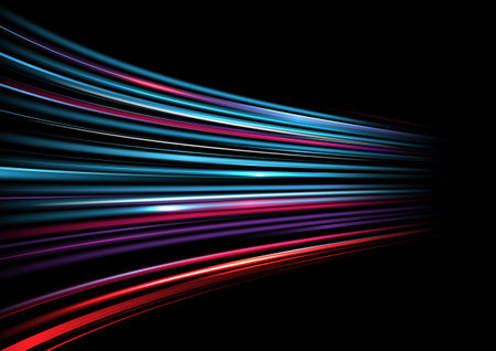 Abstract background with line beams of light.のイラスト素材