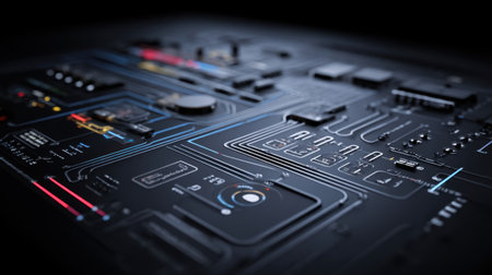 D circuit board for battery management system integrated into modern lithium cell moduleの素材