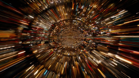 This captivating abstract image features a burst of motion and color, creating an energetic feel perfect for modern designs and creative projects.の素材