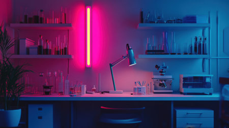 Antistatic lab environment with grounding straps, wristbands, and clean PCB setupの素材