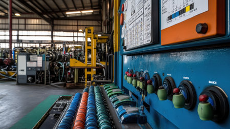 Factory safety noticeboard featuring accident-free days counter and daily hazard reportsの素材