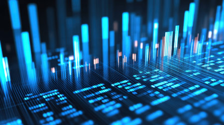 Risk analysis matrix, mitigation plans, and timeline shift charts spread across meeting tableの素材