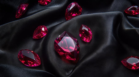 Fancy-cut rubiesの素材