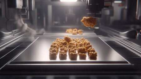 AI-based visual inspection system analyzing production line itemsの素材