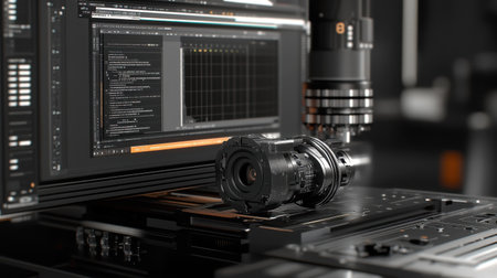 CAM software managing robotic movements for accurate manufacturing outputの素材