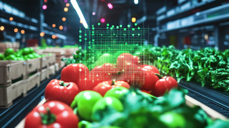 Conveyor belt monitored by machine vision system for sorting and quality assuranceの素材