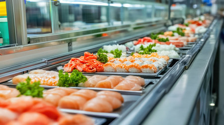 Conveyor belt monitored by machine vision system for sorting and quality assuranceの素材