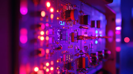 Sensor cluster feeding live data to centralized automation controller for adjustmentsの素材