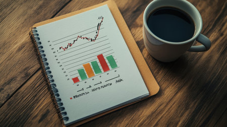 Startup strategy roadmap, mission goals, and market entry charts on tableの素材