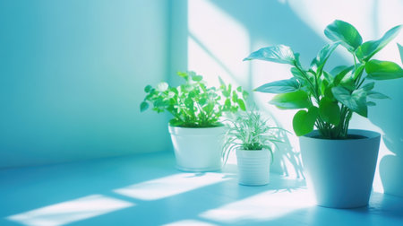 Motion sensors and smart lights automatically adjusting in a minimalist hallwayの素材