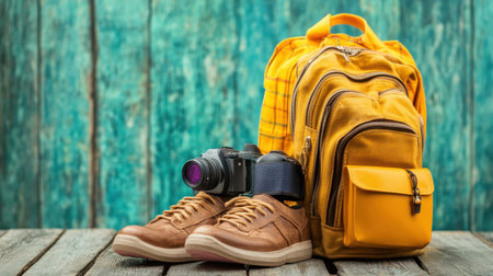 Travel essentials prepared for a luxury cruise tour package experienceの素材