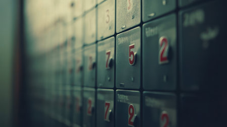 Marketing campaign calendar overlaid with multichannel tasks, analytics, and budget statusの素材