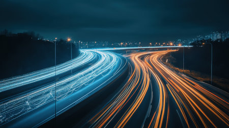 Visual representation of digital marketing KPIs including traffic, leads, conversions, and revenueの素材