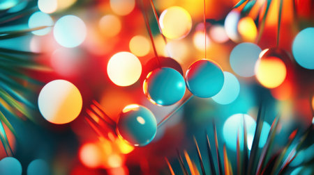 Abstract modern design resources including blob shapes, gradients, and UI cardsの素材