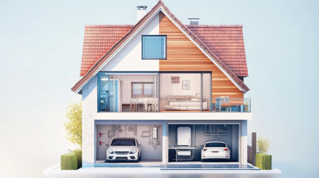 Clinical research area showing sample vials, pipettes, and data monitoring screenの素材