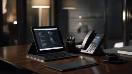 Smart workspace with predictive text and auto-response AI integrated into email clientの素材