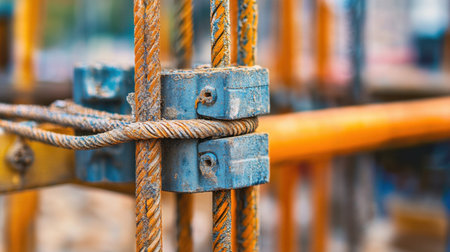 Detailed look at construction joints and materials used in structural engineeringの素材