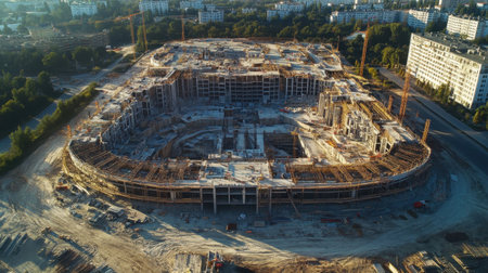 Construction project dashboard with live BIM updates and version trackingの素材