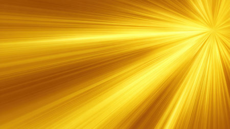 A mesmerizing image featuring radiant golden rays of light that create a warm and vibrant backdrop, perfect for various artistic and creative projects.の素材