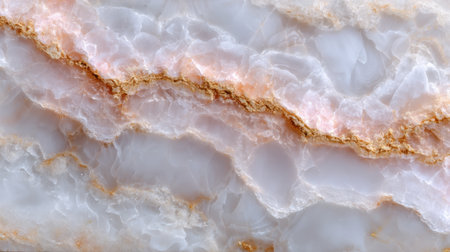 Discover the beauty of this elegant pink and white marble texture featuring subtle veins and natural patterns, perfect for creative projects and distinct backgrounds.の素材