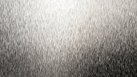 A smooth silver texture with subtle vertical brush strokes creates an elegant abstract background, perfect for modern design projects, art presentations, and more.の素材