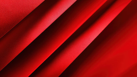 Captivating image of vibrant red fabric creates stunning textures with drapery and soft lighting, perfect for creative projects in art, design, and decoration.の素材