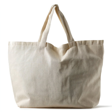 A simple, versatile canvas tote bag perfect for daily use. Ideal for shopping, the beach, or as a sustainable fashion choice, this bag offers durability and style.の素材