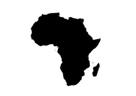 All Blak Africa mapのイラスト素材