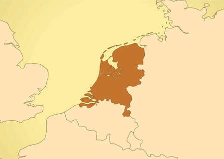 map old vintage Europeのイラスト素材