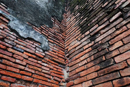 Wall paper form Brick Ayutthayaの写真素材